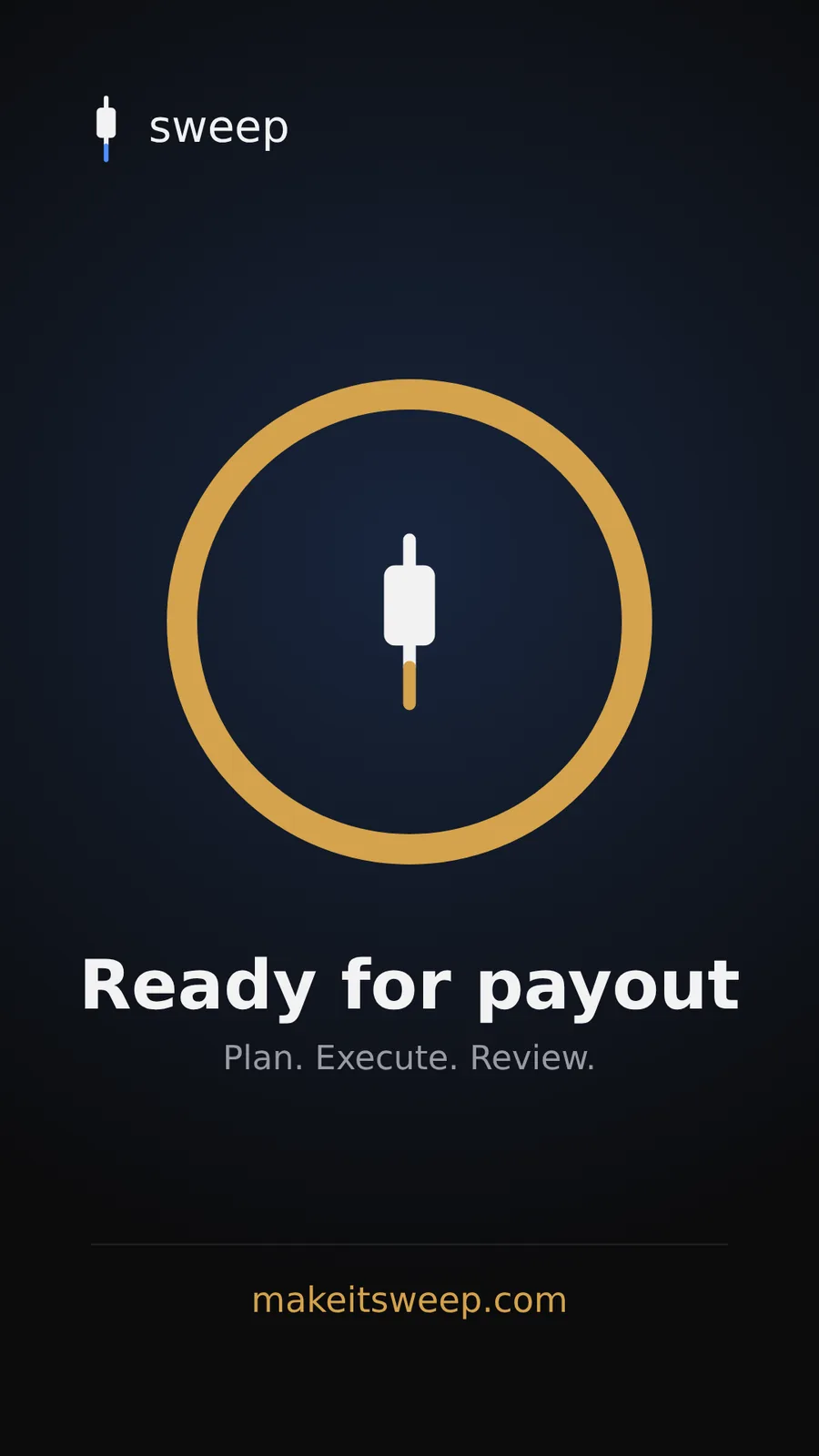 Tarjeta para compartir «listo para el payout»
