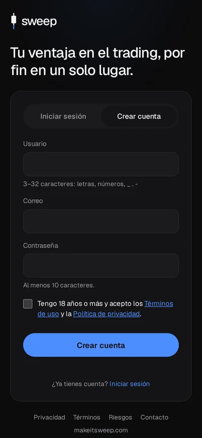 Crea tu cuenta