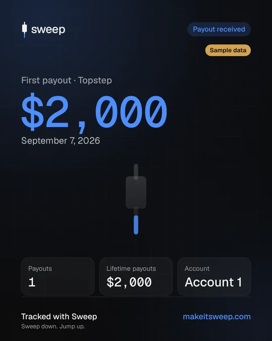 Tarjeta de payout recibido